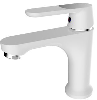 Смеситель для раковины РМС SL123W-001F белый